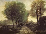 Lane near a Small Town